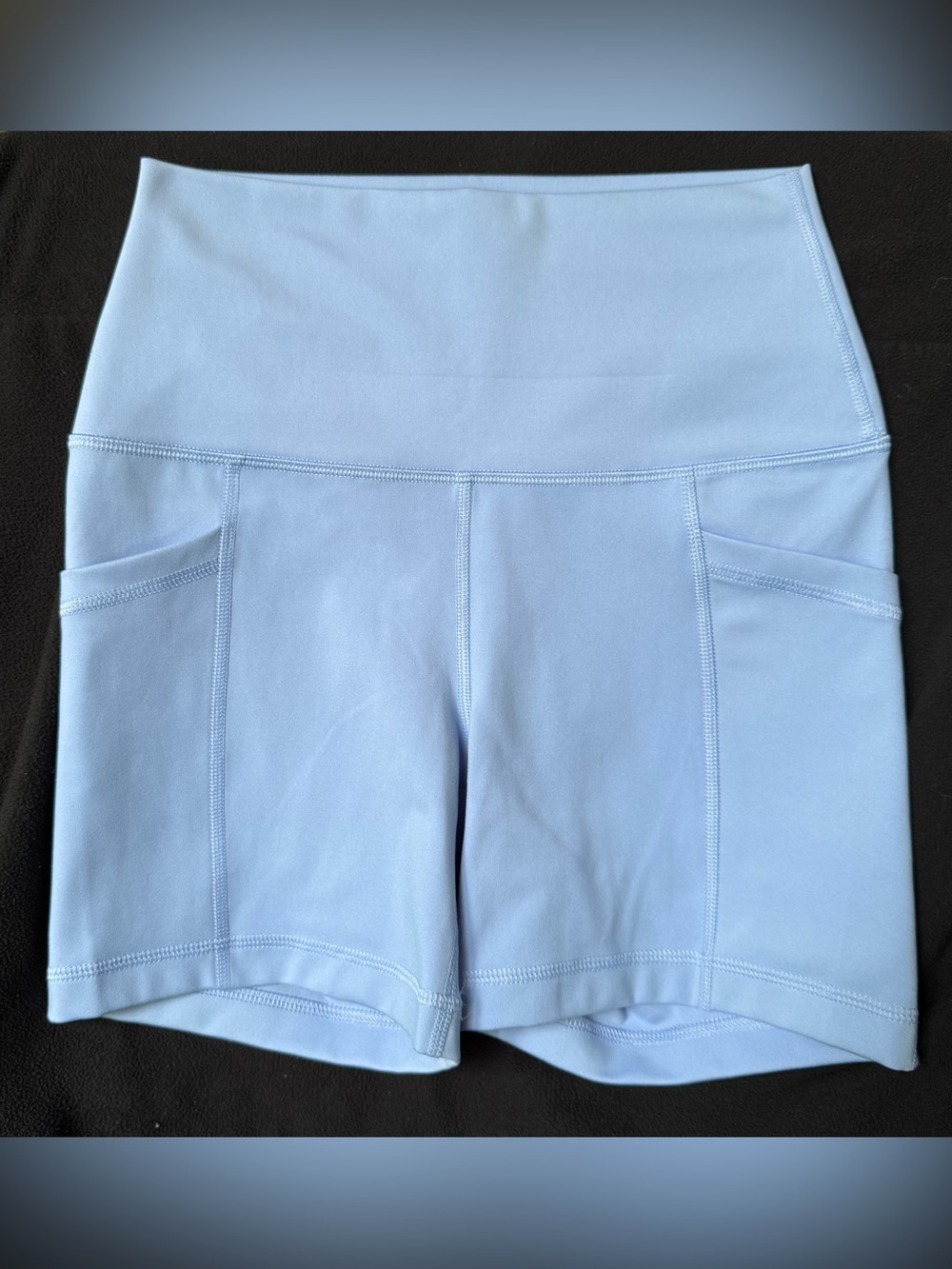 Yogalicious Lux Tribeca 5โ Bike Shorts With Pockets Blue S